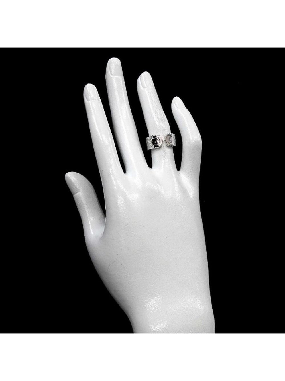 Cartier C2 49 Ring 18k WG White Gold 750 2C Christmas Limited 2C - Picture 9 of 10